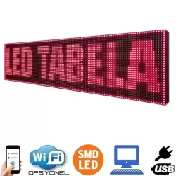 128x32 cm Kayan yazı SMD LED Tabela | İstediğini Yaz