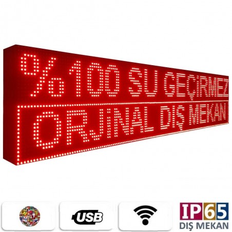 32x192 cm Led Tabela