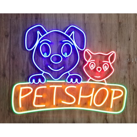 Pet Shop Neon LED Tabela