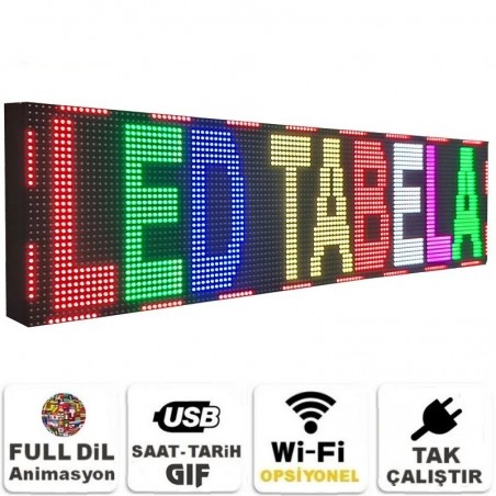 48x64 cm Dış Mekan RGB Led Tabela