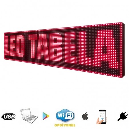 16x64 cm SMD LED Kayan Yazı Tabela