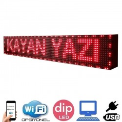 64x16 cm Dış Mekan LED Tabela