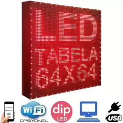 64x64 cm Kayan Yazı LED Tabela Fiyatı ve Özellikleri