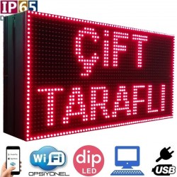 96x32 cm Çift Taraflı Dış Mekan LED Tabela