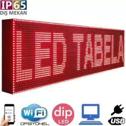 96x32 cm Dış Mekan Kayan Yazı LED Tabela